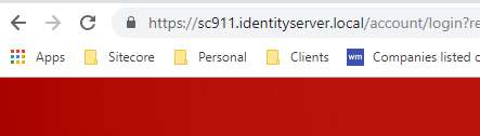 Sitecore identity server is trusted